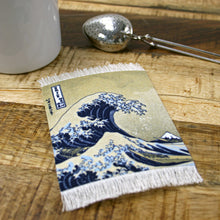 Load image into Gallery viewer, The Great Wave off Kanagawa by Katsushika Hokusai CoasterRug Set