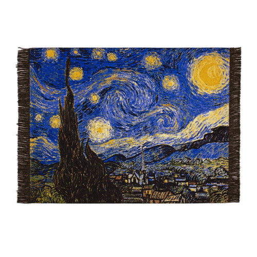 The Starry Night by Vincent van Gogh MouseRug