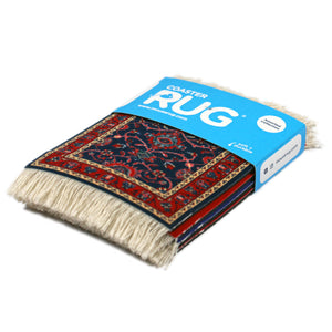 Deep Blue Bergamo CoasterRug Set