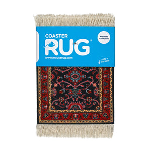 Deep Blue Bergamo CoasterRug Set