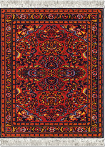 Scarlet Lilihan Mouse Rug